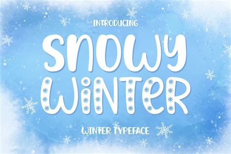 Snowy Winter Font Download Free - Beautiful Fonts