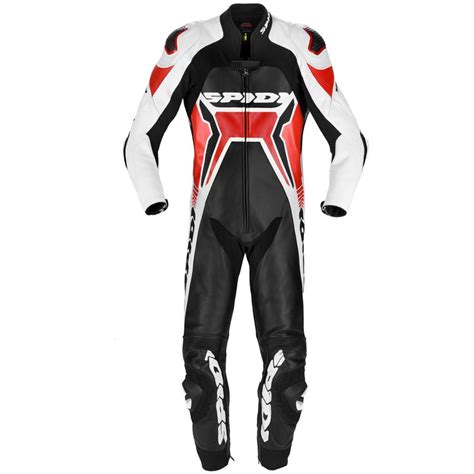 Spidi Warrior 2 Wind Pro Leather Suit Red Y140021 Suits | MotoStorm