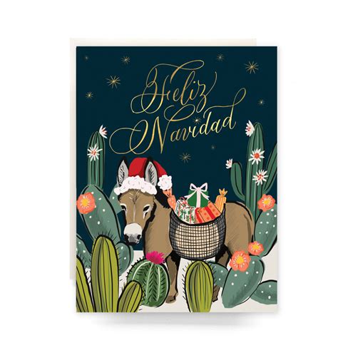 Feliz Navidad Greeting Card - Antiquaria