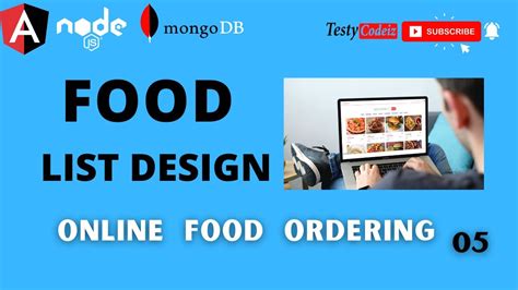 Angular 15 Food Order Project from scratch, Food list design in Angular food ordering ...