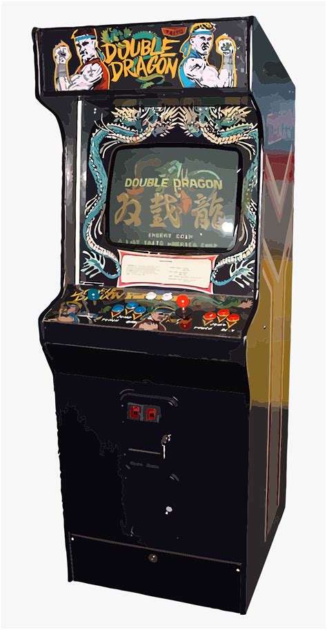 Video Game Arcade Cabinet,games,arcade Game,electronic - Cabinet Double Dragon Arcade Artwork ...