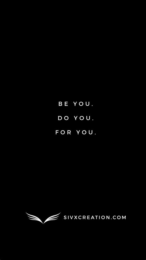 ‪BE YOU. DO YOU. FOR YOU. #quotes #motivationalquotes #morningquotes # ...