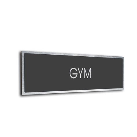 Gym Door Sign. Clearly label every room in your facility with our stylish modern door signs ...