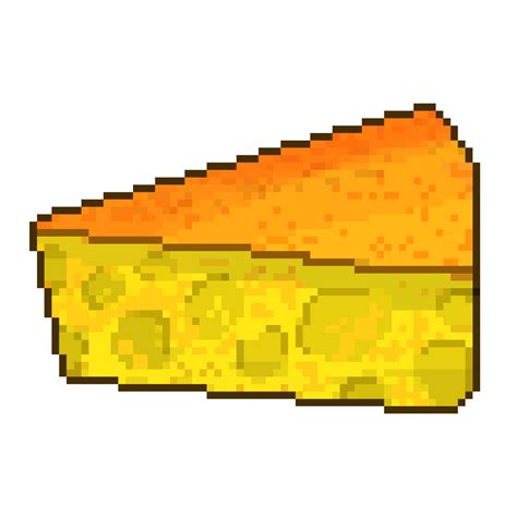 yellow cheese pixel art illustration 29722738 PNG