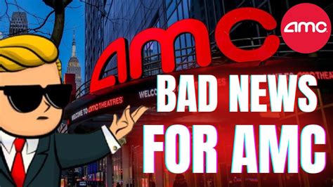 AMC STOCK UPDATE : BAD NEWS! PER SHARE PRICE IS GOING DOWN FOR AMC STOCK - YouTube