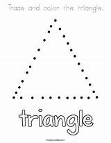 Trace And color The triangle Coloring Page  Tracing Twisty Noodle sketch template