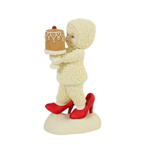 Dept 56 Snowbabies A Christmas Cherry On Top Porcelain Red Shoes Cake ...