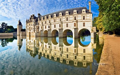 castles, Bridges, Chenonceau, Loire, Valley, Castles, Reflections ...