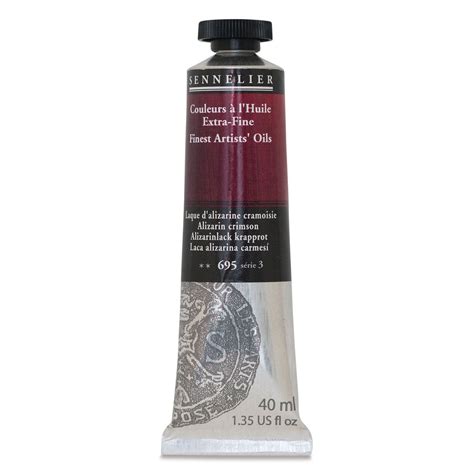 Sennelier Artists' Extra Fine Oil Paint - Alizarin Crimson, 40 ml tube - Walmart.com - Walmart.com