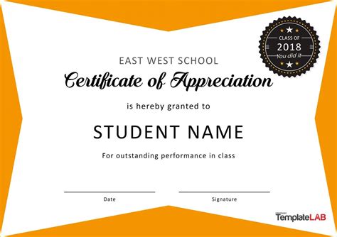 26 Free Certificate of Appreciation Templates and Letters