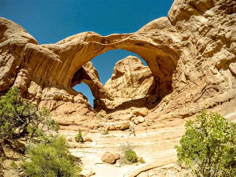 Hiking Arches National Park Double Arch | Local Tred