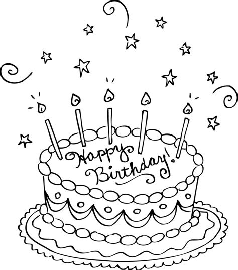 Happy 4th Birthday Coloring Pages at GetColorings.com | Free printable colorings pages to print ...