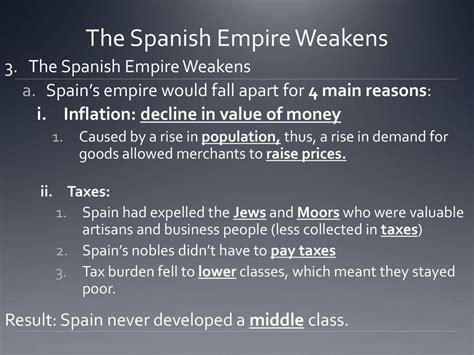 Outcome: The Spanish Empire Weakens - ppt download