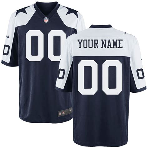 Nike Men's Dallas Cowboys Customized Throwback Game Jersey