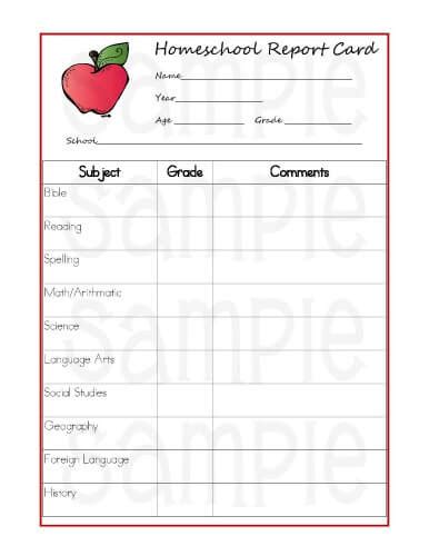 Report Card Template Free Printable - Printable Templates Free