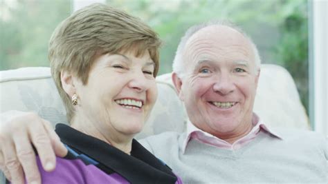 portrait happy senior couple retirement age Stock Footage Video (100% ...