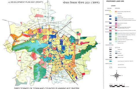 Bhopal master plan 2021 map – Printable graphics