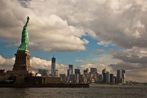 Liberty and the Skyline Photograph by Patrick Flynn | Fine Art America