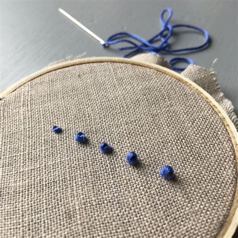 French Knot Tutorial (with video) - And Other Adventures Embroidery Co