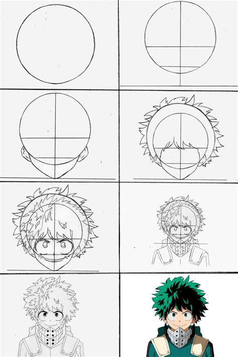 How To Draw Deku Hair Step By Step - 2024 HairStyles Ideas