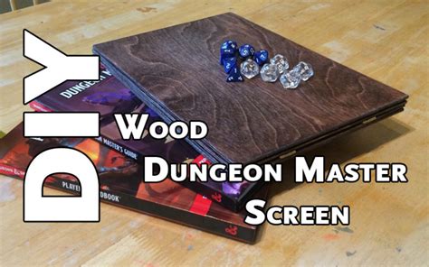 DIY Wood Dungeon Master Screen - Webb Pickersgill