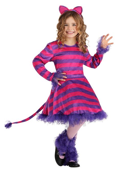 Mischievous Cheshire Cat Girl's Costume