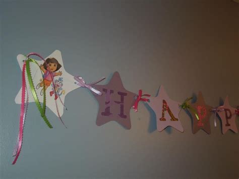 Dora birthday banner! | Birthday banner, Birthday parties, Dora