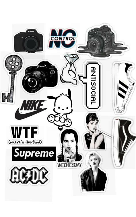 √ Black Aesthetic Stickers