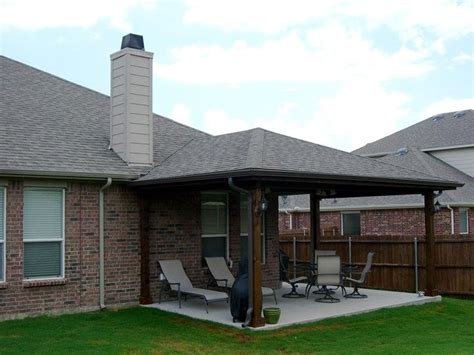 Home Hip Roof Patio Cover Plans Excellent On Home Intended For Design ...