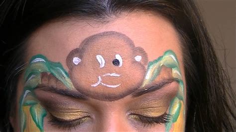 Monkey Face Painting Tutorial - YouTube