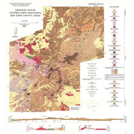 Davis Mountains Texas Map - Living Room Design 2020