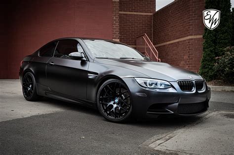 BMW M3 Satin Black Wrap