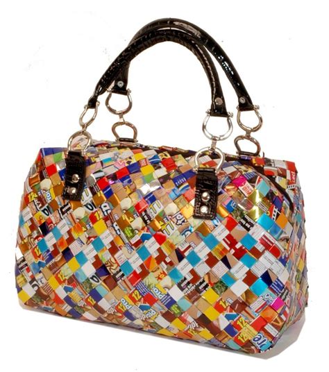 Elegant Gift for Christmas - Recycled Candy Wrapper Handbags and Purse | Candy wrappers, Eco ...