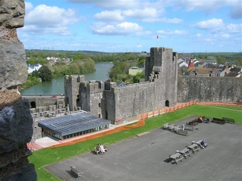 Pembroke Castle - Well-preserved imposing Pembrokeshire Castle