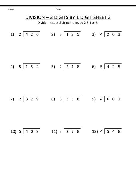 4th Grade Math Worksheets - Best Coloring Pages For Kids