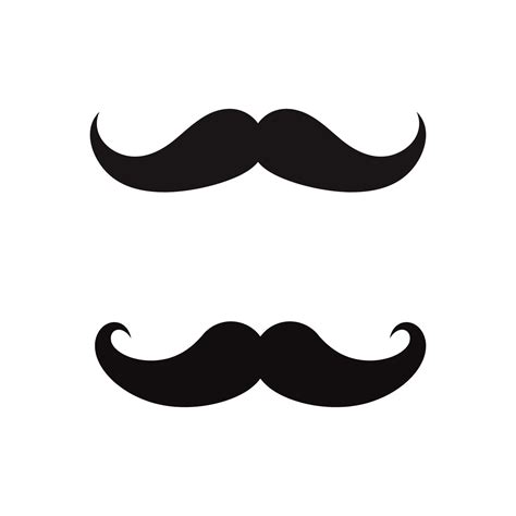 Mustache icon Logo template 18867956 Vector Art at Vecteezy