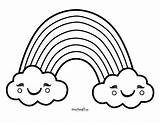 Rainbow Coloring Pages – 30 Printable  Craftersoutlet sketch template