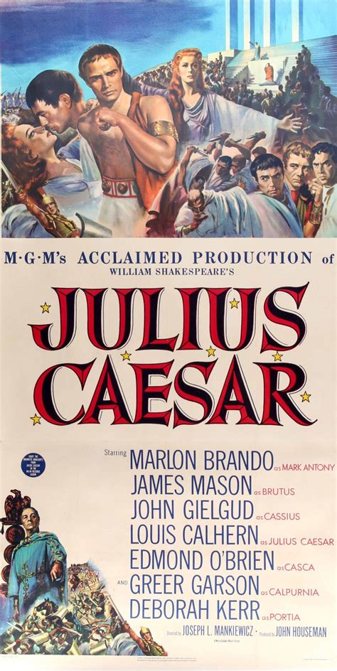 Julius Caesar (1953) | Julius caesar 1953, Movie posters, Julius caesar