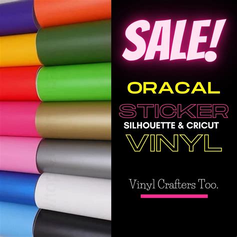 Oracal 651 Vinyl Sheets Permanent Vinyl Silhouette Vinyl - Etsy