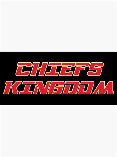 Póster «Chiefs Kingdom - Kansas City Chiefs - Fútbol americano - Fan ...