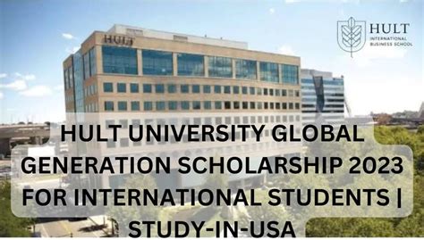 Hult University Global Generation Scholarship 2023 %