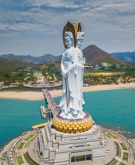 Statue Guanyin of Nanshan - Hainan, China : r/MostBeautiful