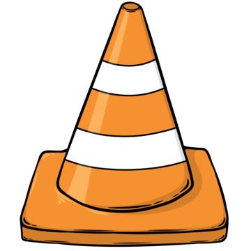 Safety Cone Cartoon