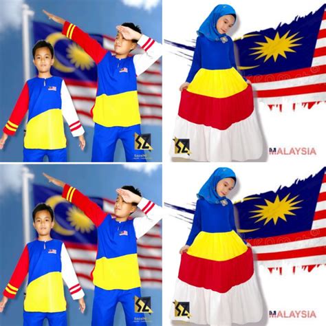 baju bendera malaysia kanak kanak - Jennifer Munoz