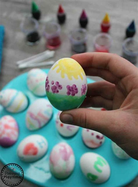 Painted Easter Eggs - Planning Playtime