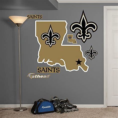 NFL New Orleans Saints Louisiana Logo Big Wall Decal ** Find out more ...