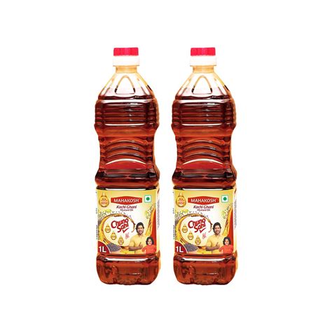 Mahakosh Kachi Ghani Mustard Oil - Pack of 2 Price - Buy Online at Best ...