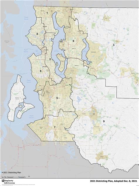 Districts and Councilmembers - King County