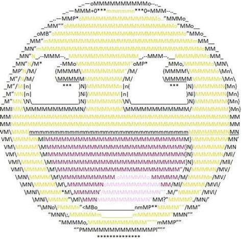 View 13 Ascii Art Smiley Face - continueartinterests