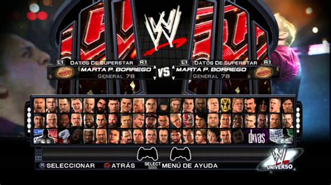 WWE SmackDown vs. Raw 2011: Screen Selection Roster. - YouTube